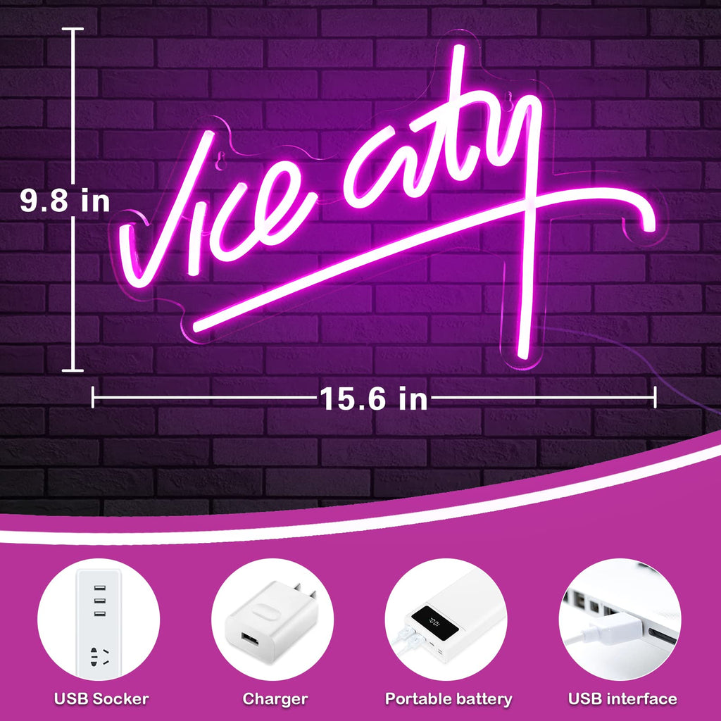 Vice City Neon Sign