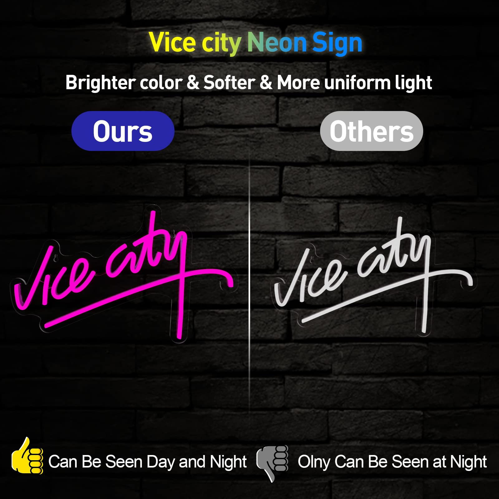 Vice City Neon Sign