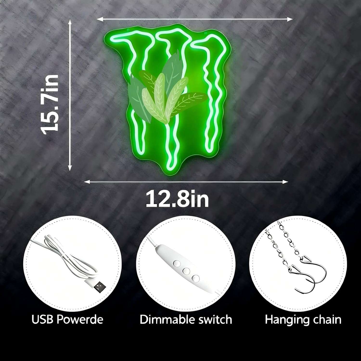 Green Energy Neon Sign